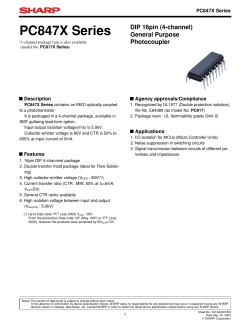 PC847X, Sharp, quad opto-isolator.pdf