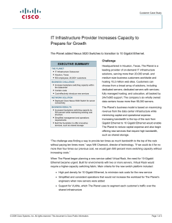 IT Infrastructure Provider Increases Capacity to Prepare for Growth