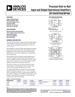 AnaDev OP184, RRIO 4MHz 65uV 3-36V.pdf