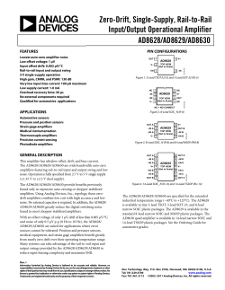 AnaDev AD8628 zero-drift RRIO 2.5MHz.pdf