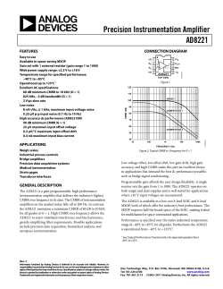 AnaDev AD8221, instrumentation amp, 5-36V, precision.pdf