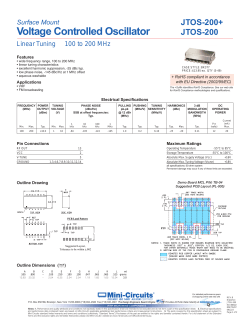 Minicircuits JTOS-200, VCO, 100-200MHz.PDF