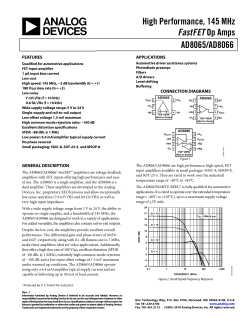 AnaDev AD8066 Dual 24V RIRRO.PDF