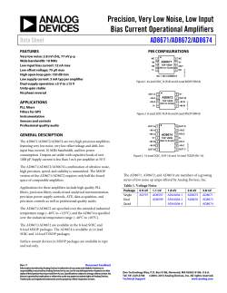 AnaDev AD8671-2, precision opamp.pdf