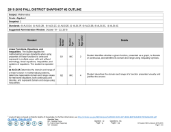 Study Guide for Snapshot 2