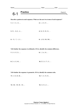 6-1 Practice K