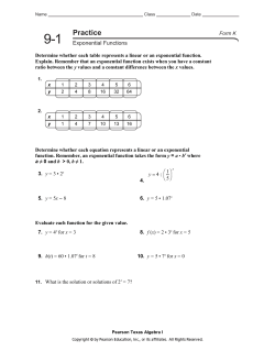 9-1 Practice K