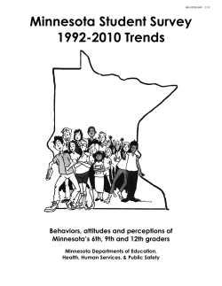 1992-2010 MSS Trend Report (PDF: 52 pages/1,997 KB)