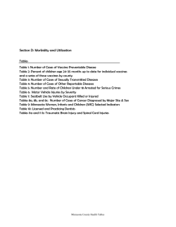 Morbidity (PDF: 532KB/41 pages)