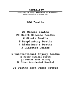Mortality (PDF: 424KB/25 pages)
