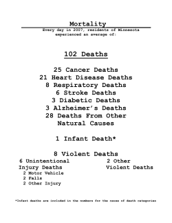 General Mortality (PDF: 143KB/40 pages)