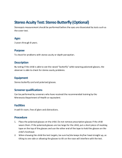 Download: Stereo Acuity Test: Stereo Butterfly (PDF)