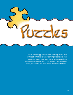 Nature Revealed Puzzles