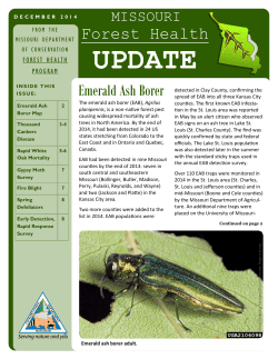 Missouri Forest Health Update, December 2014