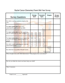 Parent mid-year survey