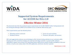 System Requirements for ACCESS