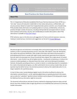 Best Practices for Data Destruction