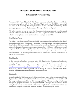 ALSDE Policy