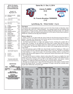 Liberty Game Notes