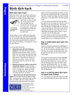 Plague - Vietnamese (PDF: 249KB/2 pages)