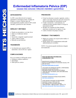 STD Facts: Pelvic Inflammatory Disease (PID) (Spanish) (PDF)