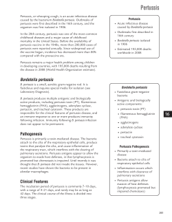 Pertussis: Epidemiology and Prevention of Vaccine-Preventable Diseases (PDF)