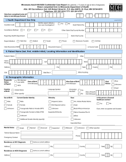 Adult HIV/AIDS Confidential Report Form (PDF)