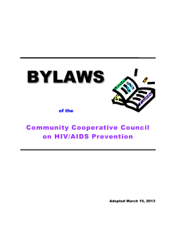 CCCHAP By Laws (PDF)