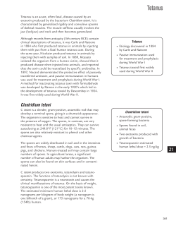 Tetanus: Epidemiology and Prevention of Vaccine-Preventable Diseases (PDF)