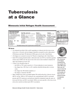 Provider Guide for Refugee Health Screening (PDF)