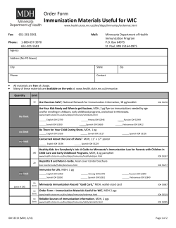Immunization Materials (PDF)