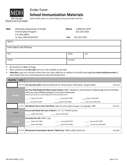 Immunization Materials (PDF)