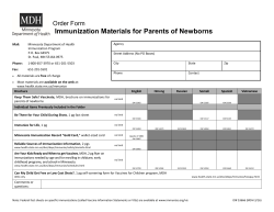 Immunization Materials (PDF)