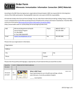 MIIC Materials (PDF)