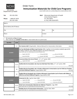 Immunization Materials (PDF)