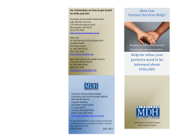 How Can Partner Services Help? (PDF)