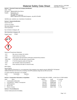 Material Safety Datasheet 17325A (PDF)