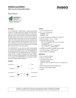 HCNR20x Avago, linear optocoupler.pdf