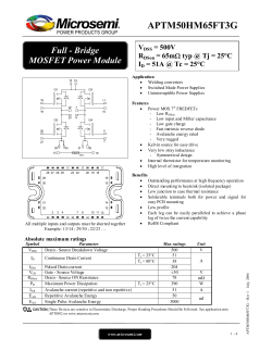 APTM50HM65FT3G, H-bridge, 500V 51A 65mOhm SP3.pdf