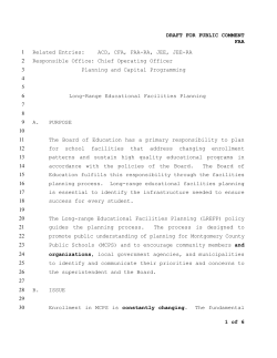 Revised Draft Policy FAA