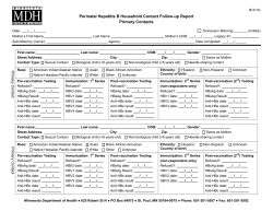 Household Contact Follow-up Report: Primary Contacts (PDF)