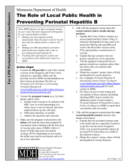 The Role of Local Public Health in Preventing Perinatal Hepatitis B (PDF)