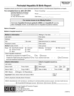 Perinatal Hepatitis B Birth Report (PDF)
