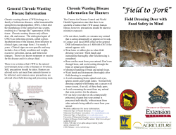 Field to Fork: Field Dressing Deer with Food Safety in Mind (PDF: 396 KB/2 pages)