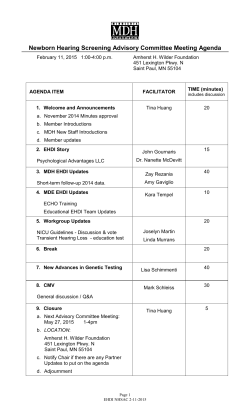 February 11, 2015 Agenda (PDF)