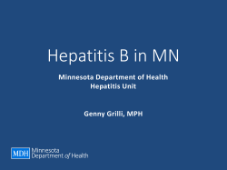 Hepatitis B in MN (PDF)