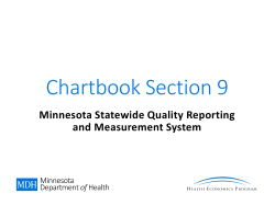 Section 9: Statewide Quality Reporting and Measurement System (PDF)