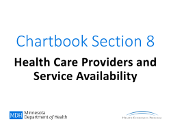 Section 8: Health Care Providers and Service Availability (PDF