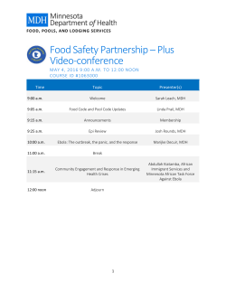 May 4, 2016 - Food Safety Partnership Plus (PDF)