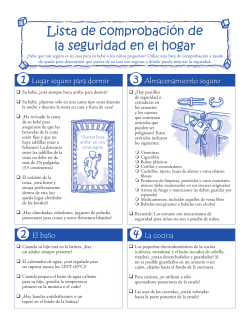 Home Safety Checklist - Spanish (PDF)